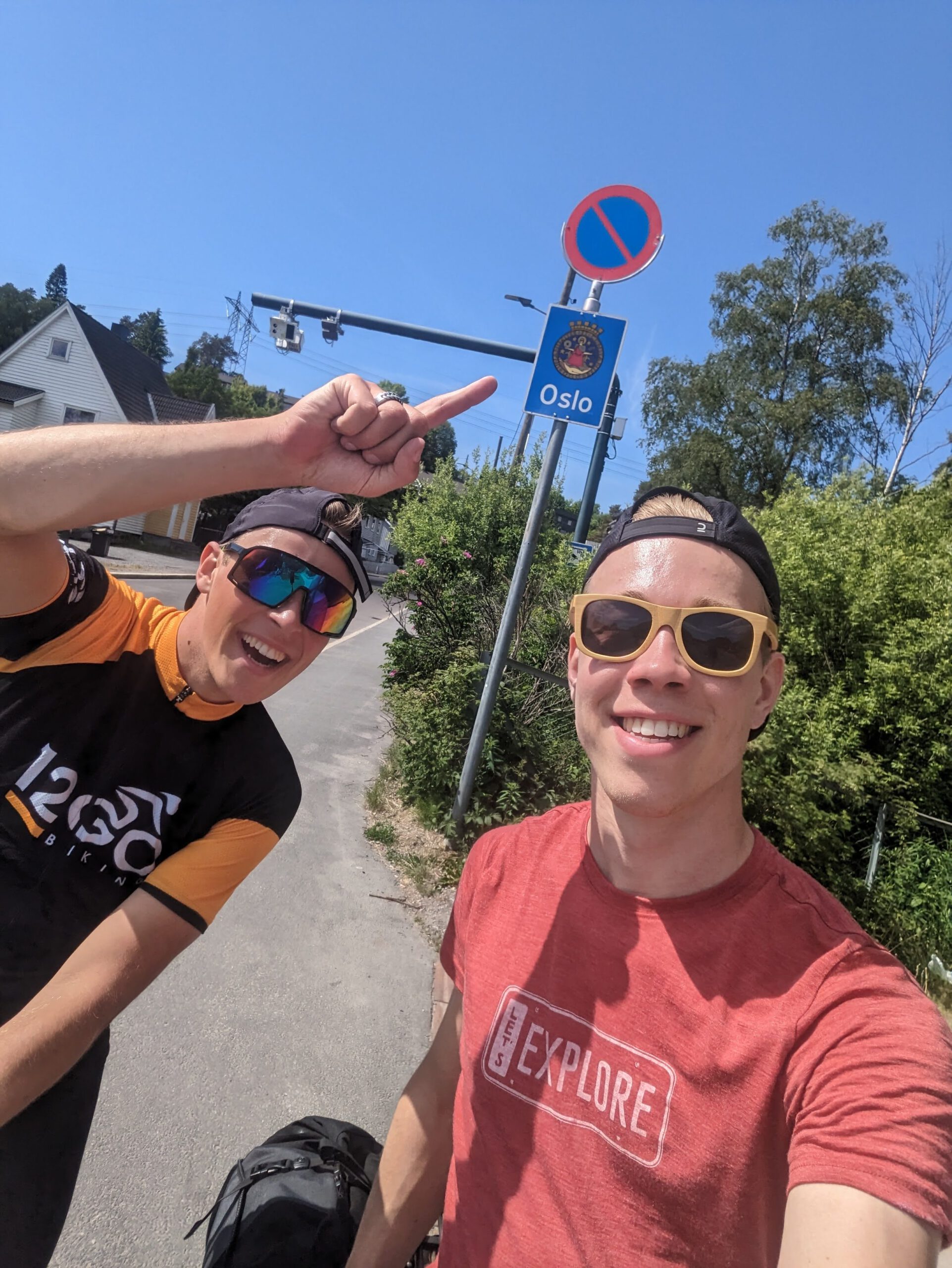 Rick en Sven, Bikkels on Bikes, op fietsavontuur in Noorwegen