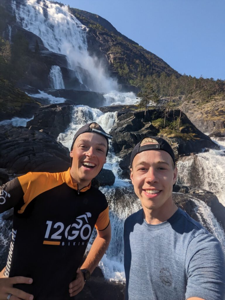 Rick en Sven in Noorwegen