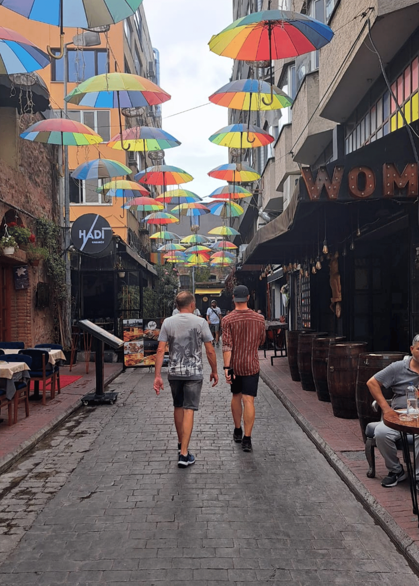 De fam weer zien in Istanbul met Bikkels on Bikes