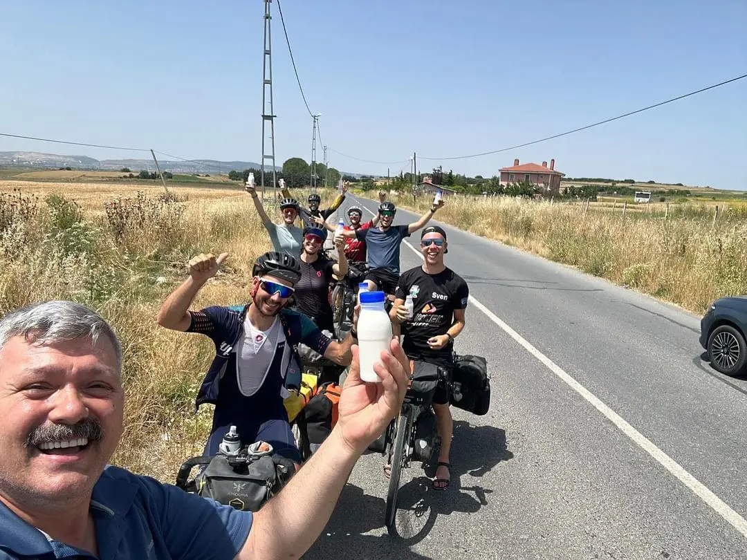 Fietsen met anderen en Bikkels on Bikes in Turkije 1
