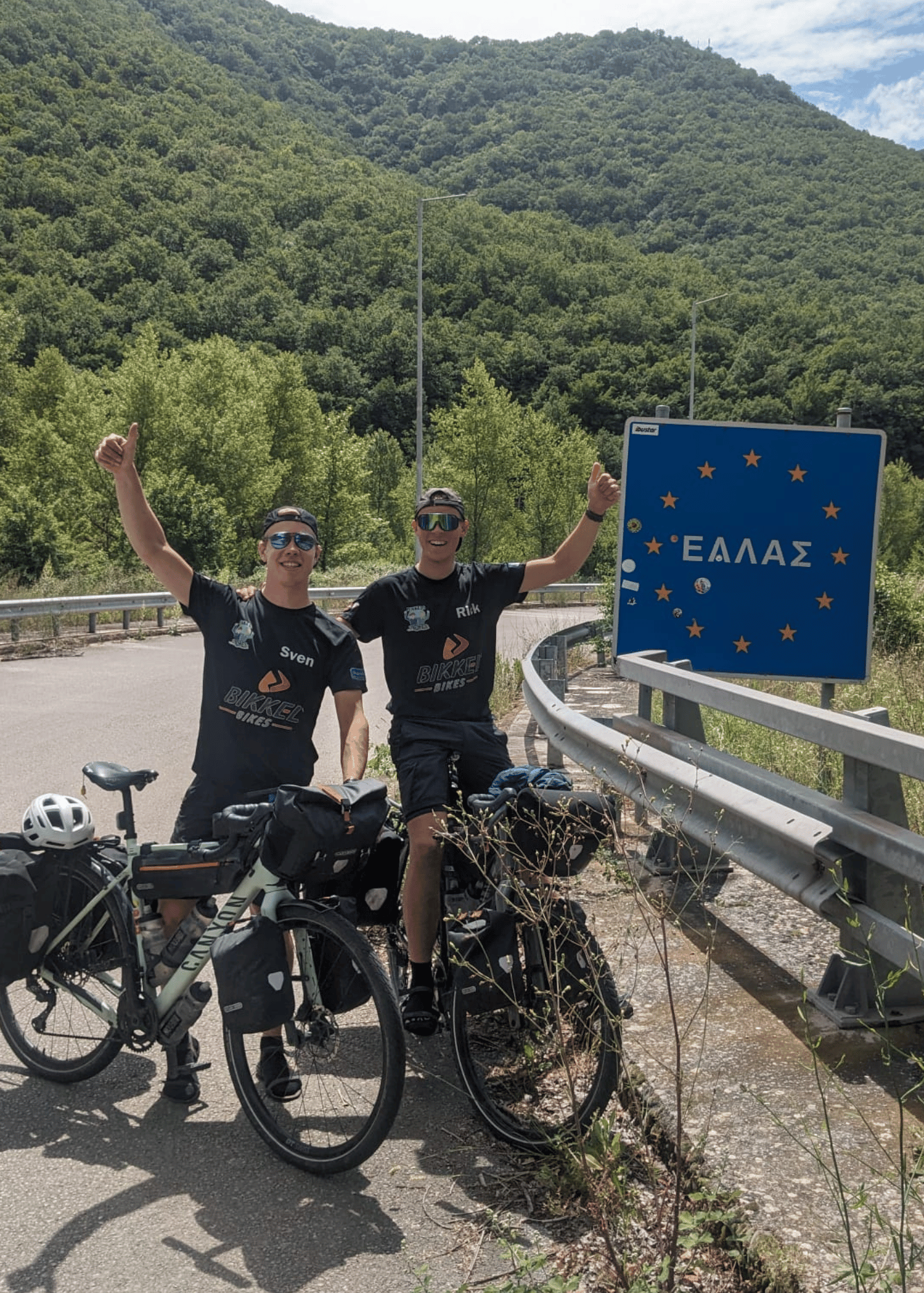 Bikkels on Bikes fietsen door Griekenland