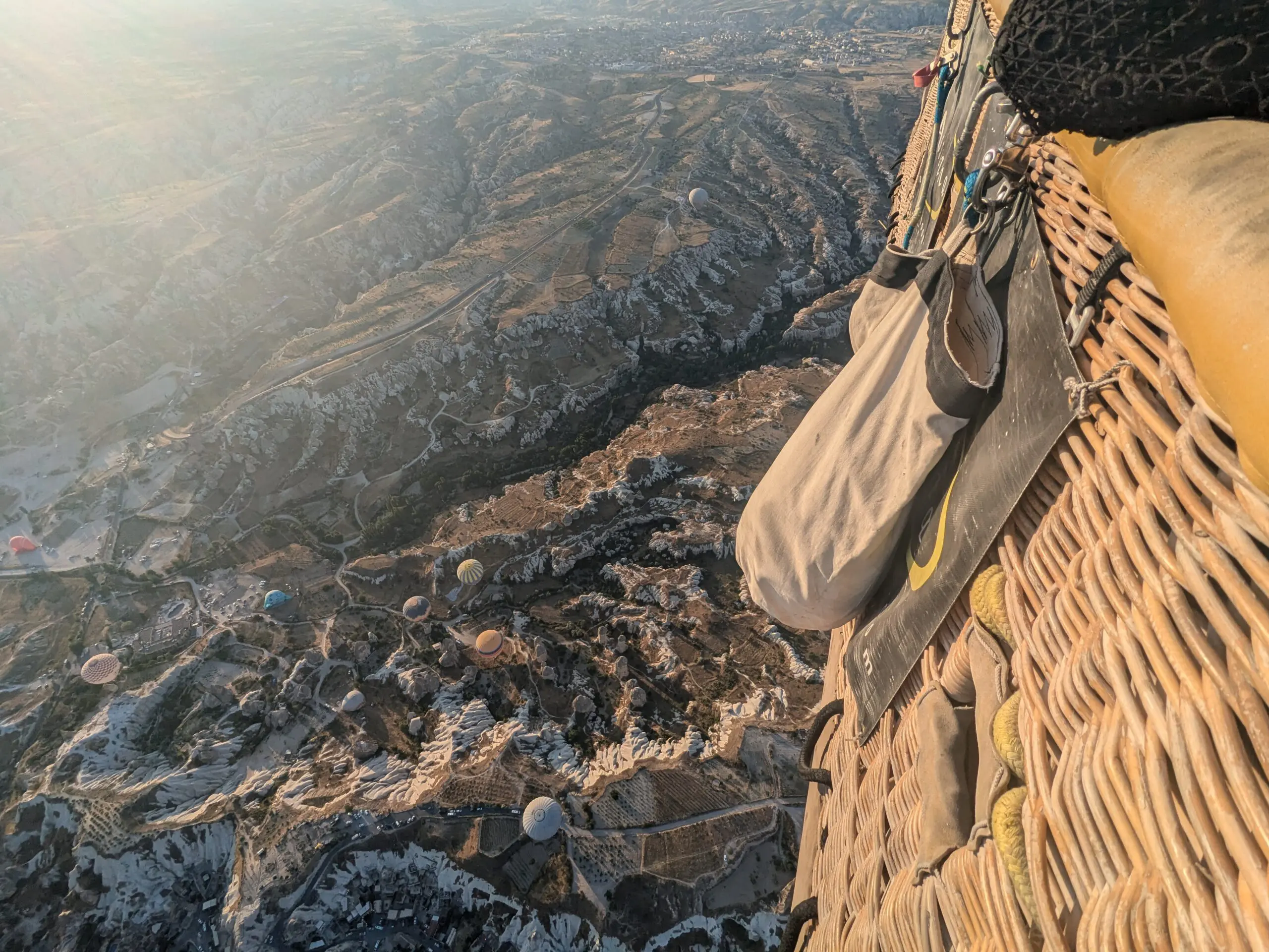 Luchtballonnen in Cappadocië