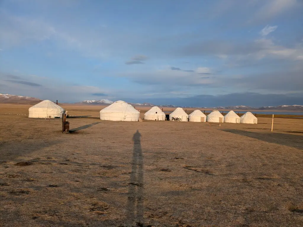 Slapen in een yurt met Bikkels on Bikes