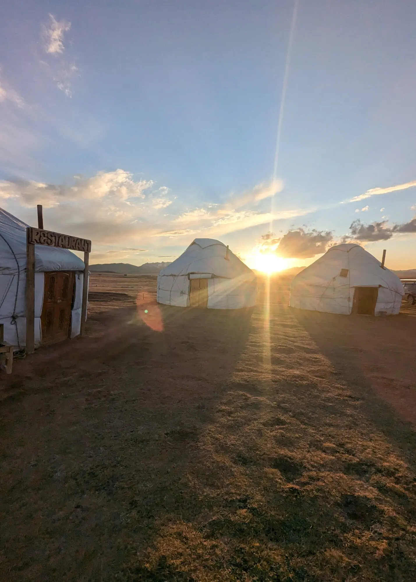 Slapen in een yurt met Bikkels on Bikes