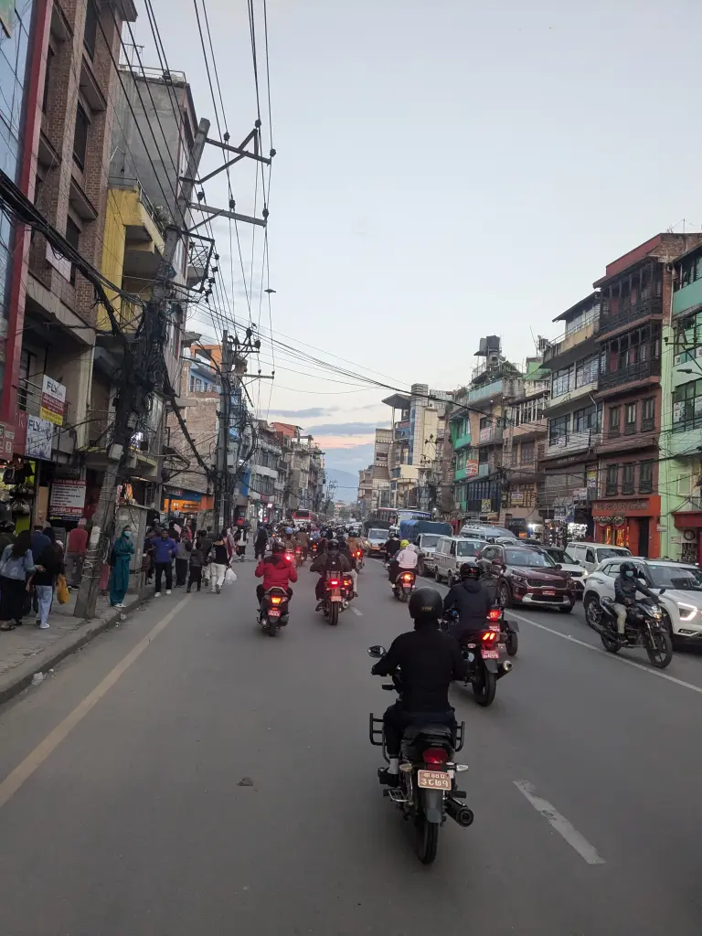 Bikkels on Bikes in Kathmandu