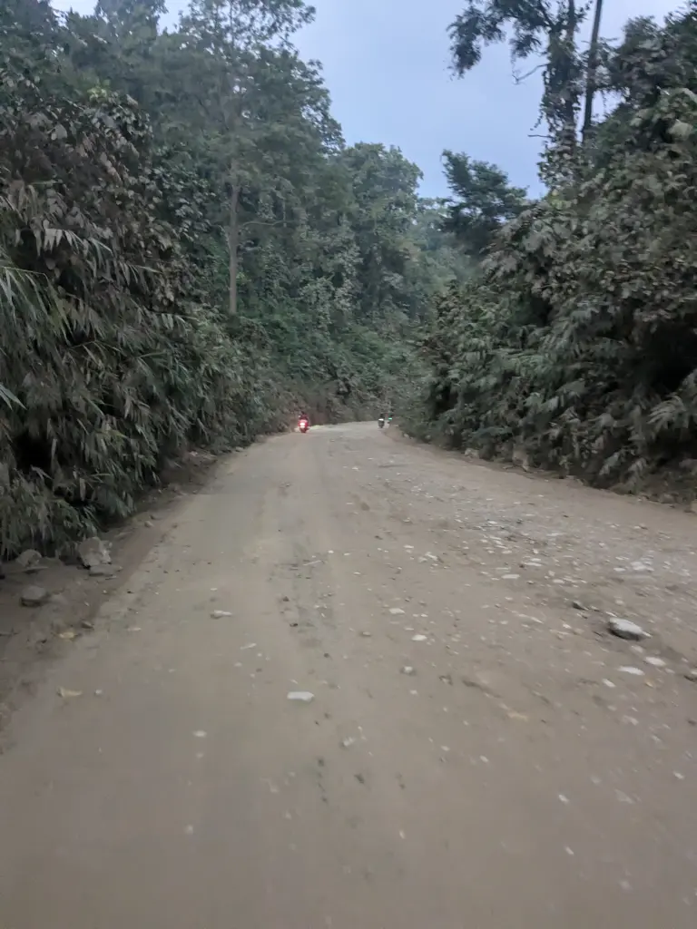 De wegen in Nepal