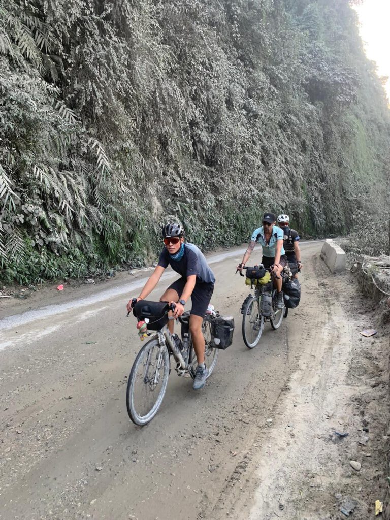 Fietsen naar en in Kathmandu