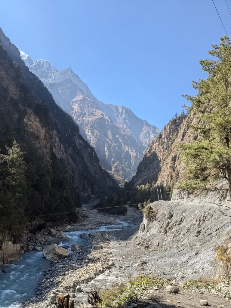 Starten aan het Annapurna circuit