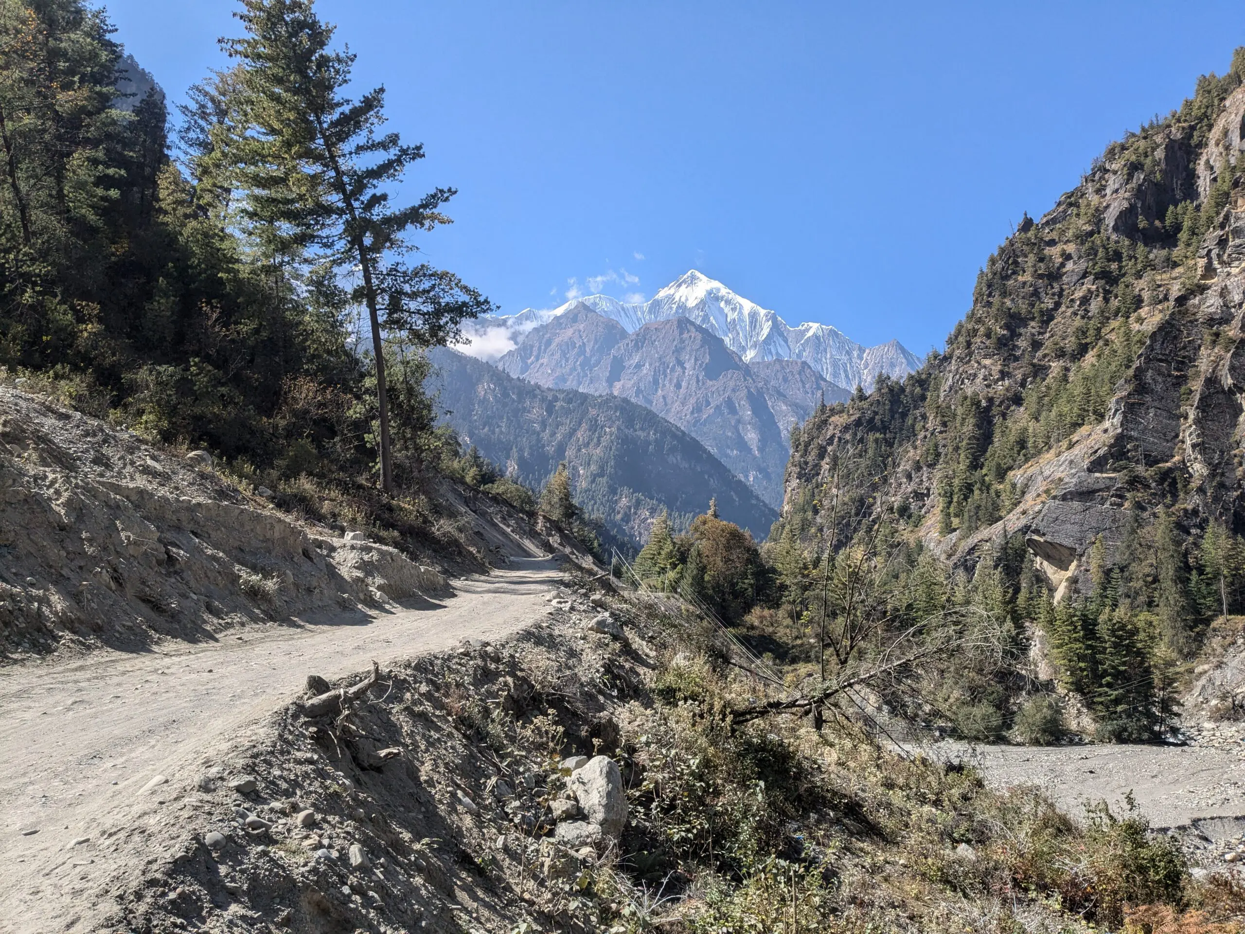 Starten aan het Annapurna circuit