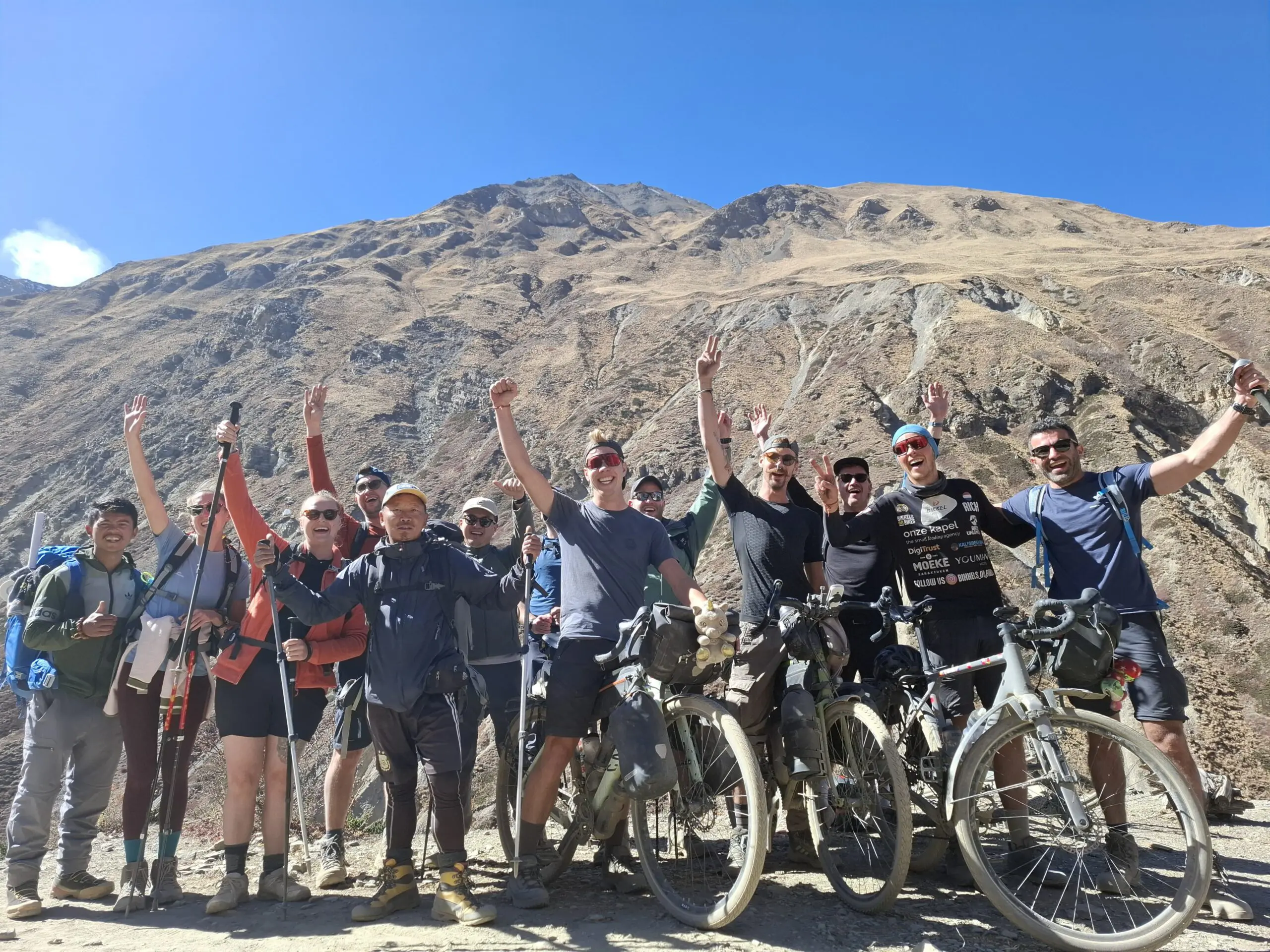 Toerisme op het Annapurna circuit met Bikkels on Bikes